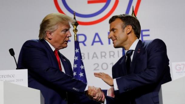 マクロン仏大統領とトランプ米大統領が共同記者会見、イランに関する発言