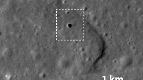 Hallaron una cueva gigante en la Luna Hallaron una cueva gigante en la Luna