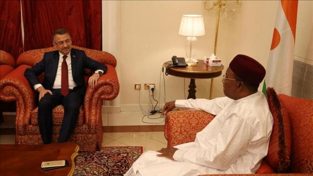 Makamu wa rais wa Uturuki akutana na rais Issoufou Majamadou wa Niger