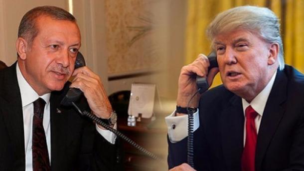 Претседателот Ердоган оствари критичен телефонски разговор со Трамп