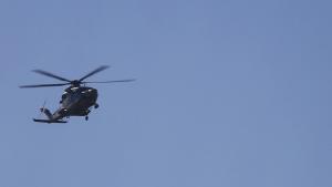厄瓜多尔一架军用直升机坠毁