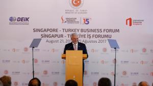 binali yildirim singaporda meblegh salghuchilar bilen körüshti