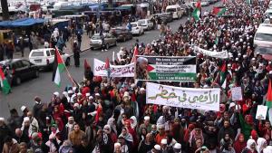 Milhares de pessoas na Cidade do Cabo marcham pela Palestina