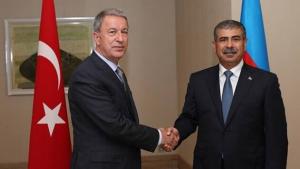 Hulusi Akar Azərbaycanda səfərdədir