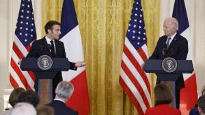 Biden s-a întâlnit cu Macron