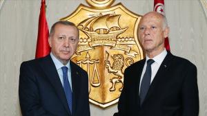 د ترکیې ولسمشر رجب طیب اردوغان د تونس د ولسمشر قیس سعید سره ټيلیفوني خبرې وکړې.