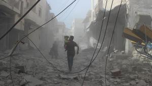 Сириянын Идлиб жана Хама облустары абадан бомбаланып жатат