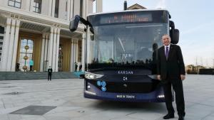 Primul autobuz electric fără șofer al Turciei