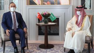 چاووش اوغلو با همتای عربستانی خود دیدار کرد