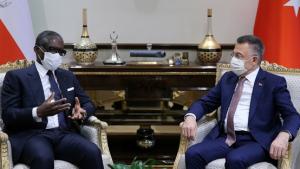 دیدار معاون رئیس جمهور ترکیه با همتای گینهای خود