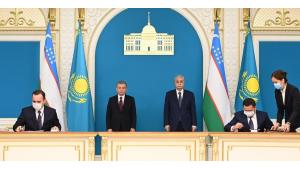 اؤزبگیستان قازاغیستان بیلن قاتناشیقلارینی یوُقارلادیار