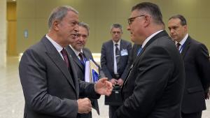 Хулуси Акар проведе среща с министър на отбраната на България Георги Панайотов
