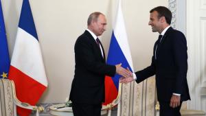 Macron et Poutine discutent de la question syrienne