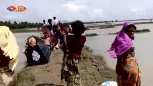 Los musulmanes rohingya continúan escapándose de la violencia en Birmania