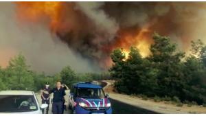 ترکی: جنگلاتی آگ کی لپیٹ میں آئے 63 مقامات میں سے 43 مقامات پر حالات قابو میں