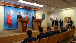 Κοινή συνέντευξη τύπου Τσαβούσογλου- Λαπίντ