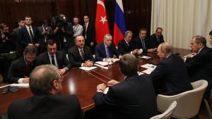 Megbeszélést folytatott Berlinben Erdoğan és Putyin