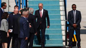 Il vicepresidente statunitense Joe Biden in visita ad Ankara