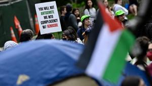 تظاهرات در حمایت از فلسطین به دانشگاه‌های انگلستان نیز سرایت کرد
