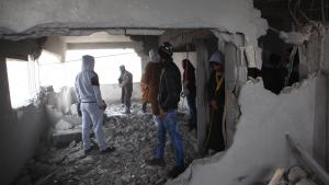 Bregu Perëndimor – Ushtarët izraelit hedhin në erë shtëpinë e palestinezit të burgosur