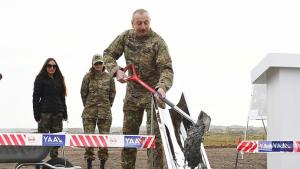 Ilham Aliýew, Fuzuli Şäherinde Täze Howa Menziliniň Gurluşygyna Badalga Berdi
