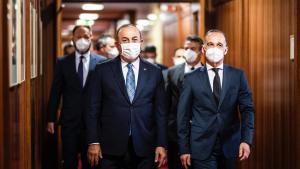 Cavușoglu s-a întâlnit cu Heiko Maas și Abdel Hamid Dbeibah