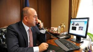 ჩავუშოღლუ ლატვიის საგარეო საქმეთა მინისტრს ესაუბრა