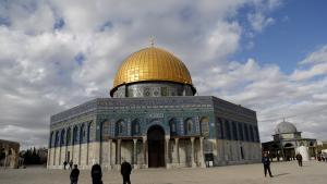 فلسطین لیک لر مسجد الاقصی گه کیره باشله دی