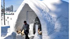 افتتاح بزرگترین کافه یخی جهان در کشمیر