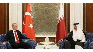 Türkiyə prezidenti və Qətər Əmiri təkbətək görüşdülər
