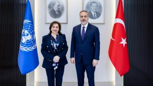 وزیر خارجه ترکیه، مدیر اجرایی زنان سازمان ملل را به حضور پذیرفت
