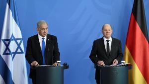 آلمانیا باش ناظیری ایله نتانیاهو آراسیندا تلفون دانیشیغی اولوب