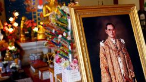 泰国国王普密蓬-阿杜德于去世