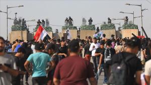 "تظاهرات اکتبر" در بغداد آغاز شد