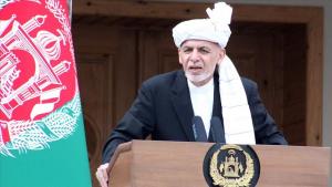 اشرف غنی: طالبان نینگ فقط گینه سیلاو بیلن تینچلیک مقصدی گه ایریشیشی ممکن
