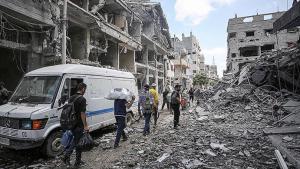 سازمان ملل: توزیع کمک‌های بشردوستانه در غزه امکان‌پذیر نیست