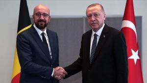 جمهور باشقانی اردوغان شارل میشل ایله تلفونلا دانیشیب