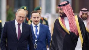 دیدار پوتین و محمد بنسلمان در کاخ الیمامه در ریاض