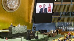 При обраќањето на претседателот Ердоган пред Генералното собрание на ОН израелскиот амбасадор ја напушти салата