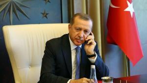 Prezident Erdogan, Eýranyň Prezidentiniň Wekili Muhbir Bilen Telefon Arkaly Söhbetdeşlik Geçirdi