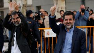 Prisión para los presidentes de la Asamblea Nacional Catalana y de Ómnium Cultural por delito de sedición