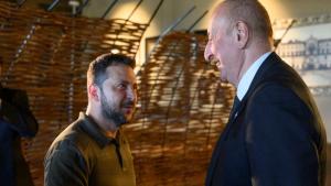 Συναντήσεις Ζελένσκι με Αλίγιεφ και Μακρόν