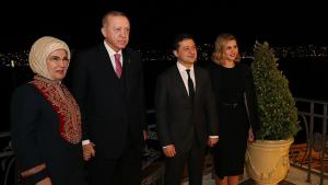 ضیافت شام رئیس جمهور اردوغان برای رئیس جمهور اوکراین