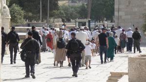 非法犹太定居者袭击阿克萨清真寺