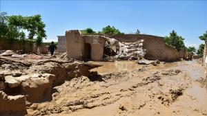بارا‌ن‌های شدید و جاری شدن سیل‌های ویرانگر در افغانستان