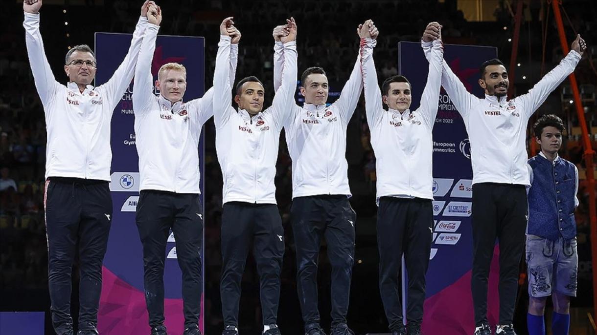 Эркектер арасында көркөм гимнастика боюнча Европа чемпионатында Түркия 4 медаль алды