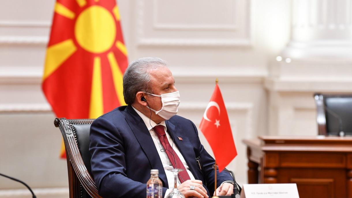 Meclis Başkanı Mustafa Şentop Kuzey Makedonya Başbakanı Zoran Zaev Görüşmesi1.jpg