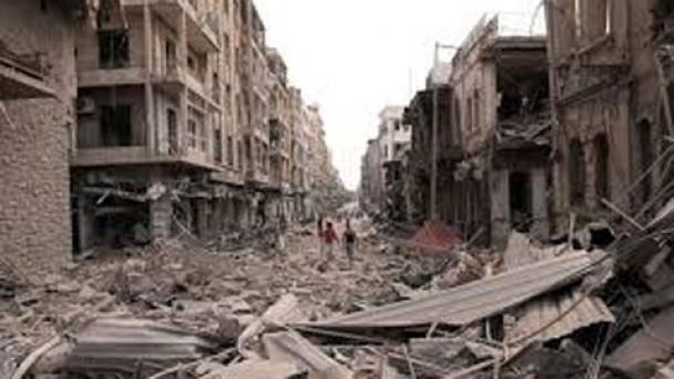 Lakókörzetet bombáztak Aszad gépei