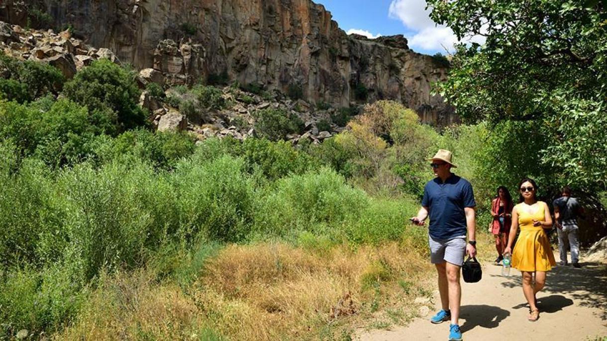 O Vale de Ihlara foi visitado por 220 mil turistas no primeiro semestre do ano