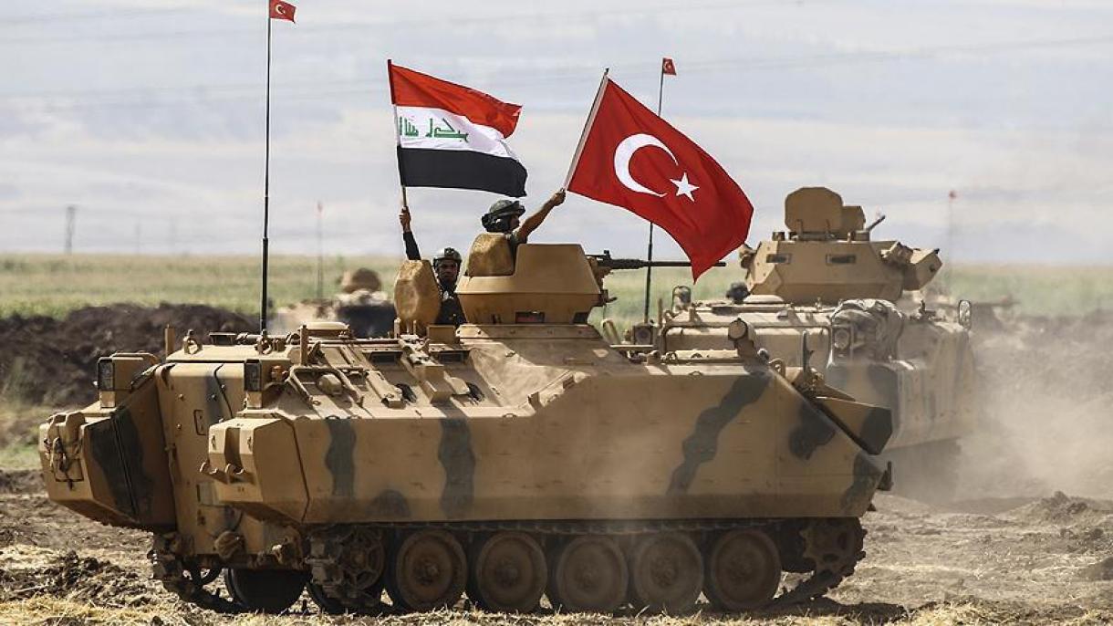 مانور نظامی مشترک ترکیه و عراق در نزدیکی گذرگاه مرزی هابور